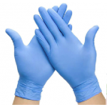 100-Piece Disposable Nitrile Powder-Free Gloves